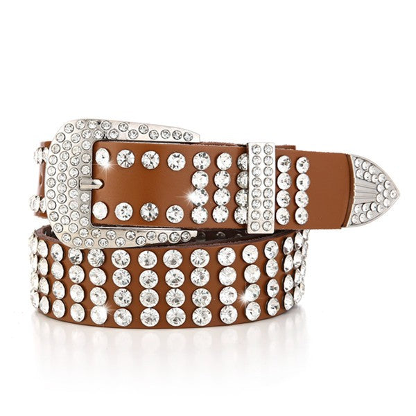 Women's Rhinestone Full Diamond Inlaid Belt