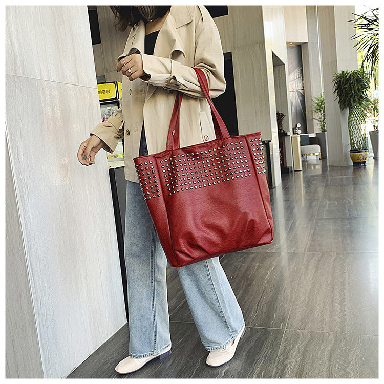 Fashion Large Capacity Women Tote Bag Quality Leather For Female Shoulder Bag Leisure Women Handbag Black Lady's bolsa feminina
