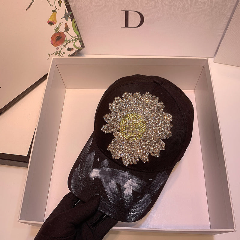 Fashion Rhinestone Pearl Casual Hat