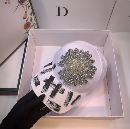 Fashion Rhinestone Pearl Casual Hat
