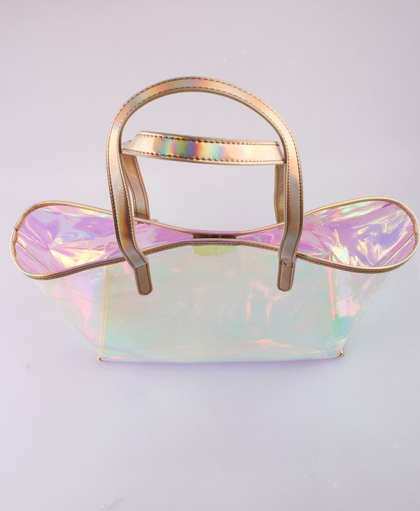 HOLOGRAPHIC TOTE BAG