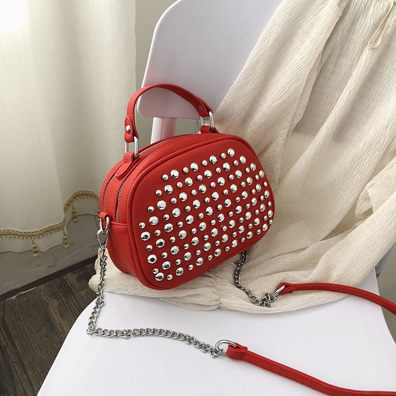 Diamond-Studded Women's Trend Chain Shoulder Bag