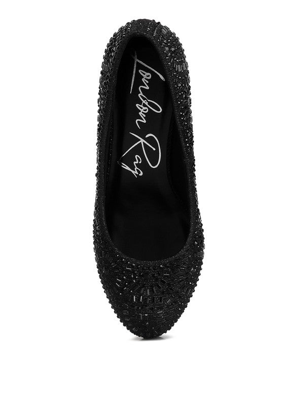 Jolly Exquisite Rhinestone Stiletto Pumps