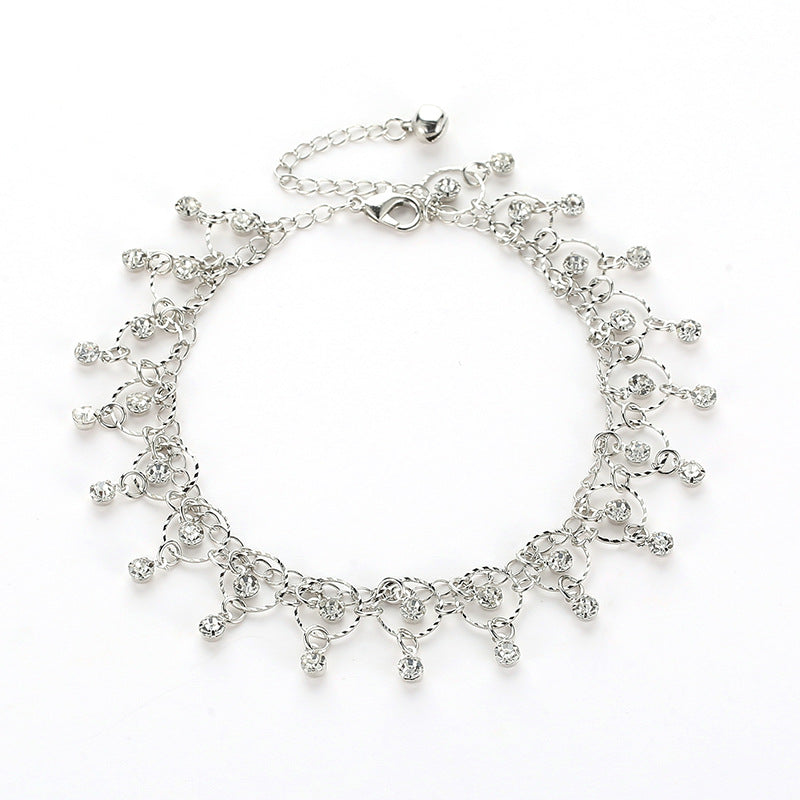 Exquisite fashion tassel design beach dance style versatile anklet