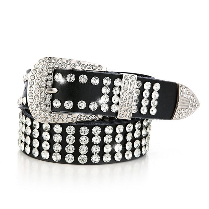 Women's Rhinestone Full Diamond Inlaid Belt