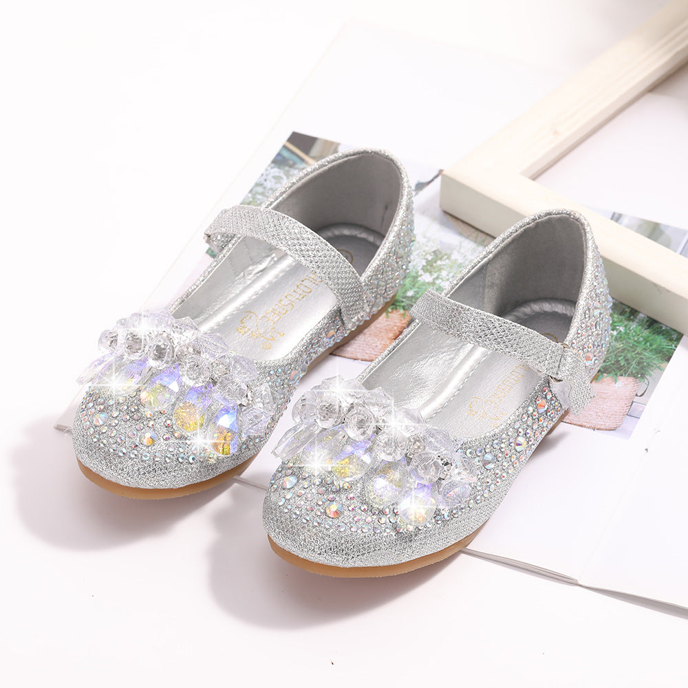 Rhinestone Girls' New Princess Shoes