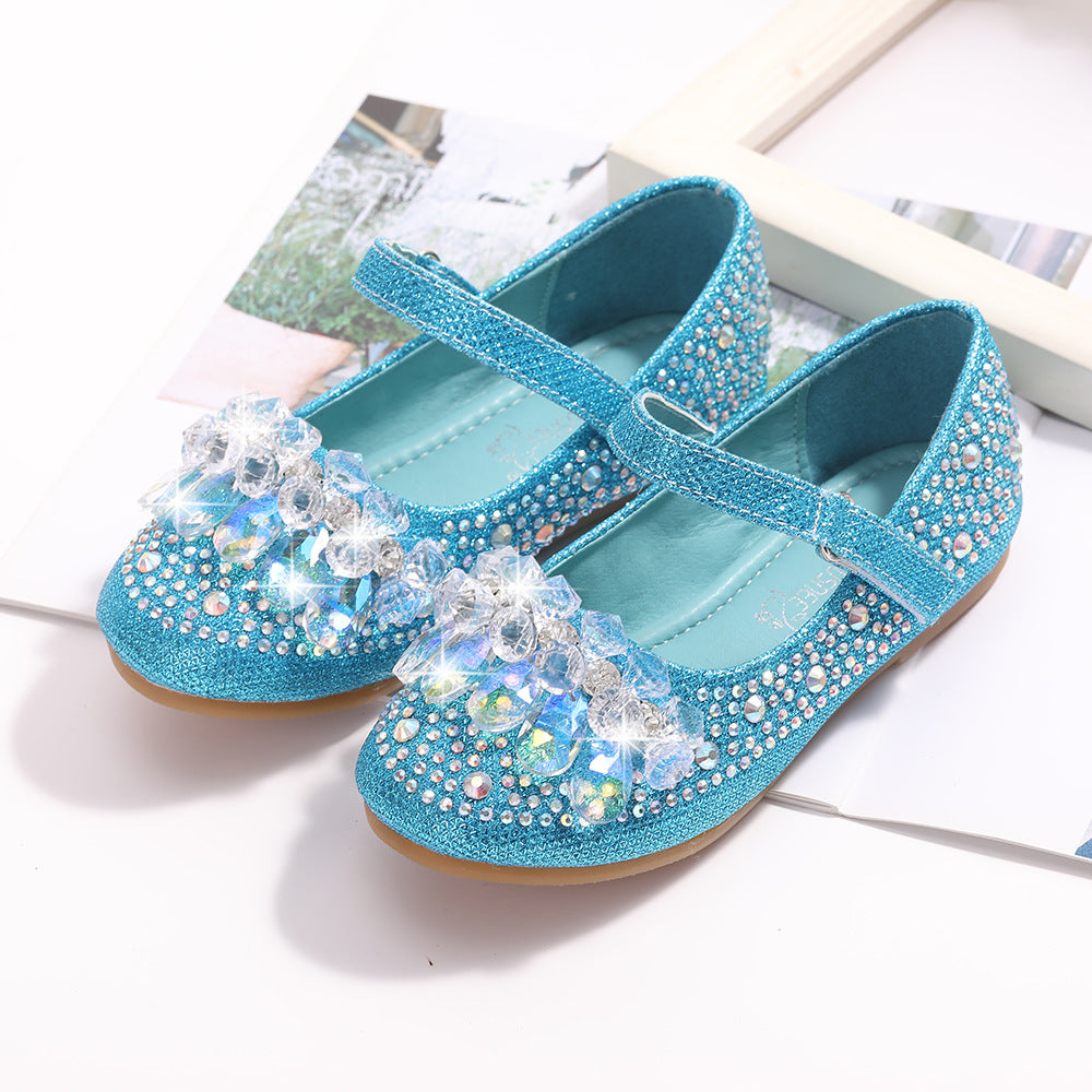 Rhinestone Girls' New Princess Shoes