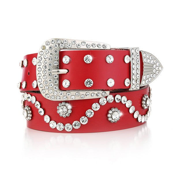 Women's Rhinestone Full Diamond Inlaid Belt