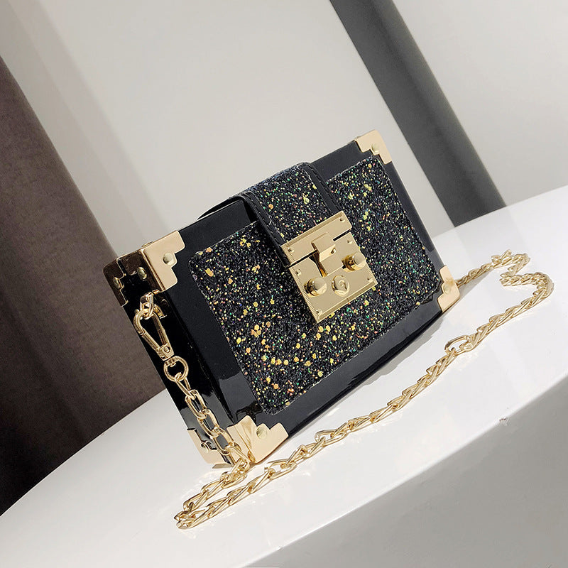 Sequins cool all-match one-shoulder messenger bag