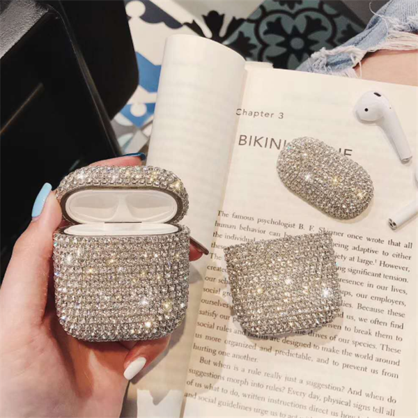 Compatible with Apple, Headphone rhinestone case