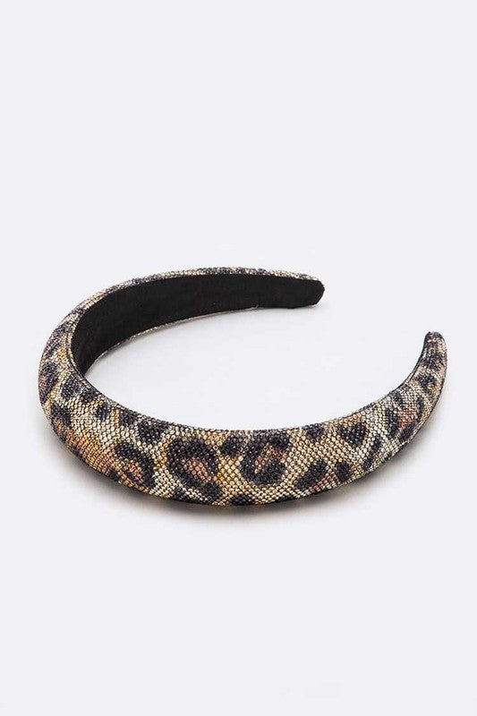 Leopard Crystal Full Stone Headband