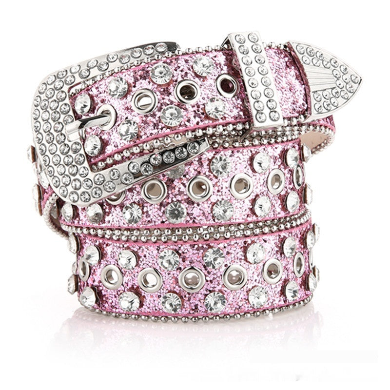 Women's Rhinestone Inlaid Decoration Belt