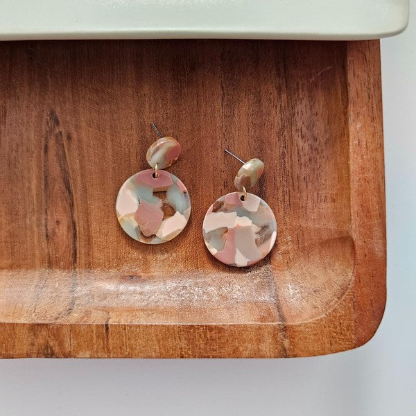 Addy Earrings - Camo Chic