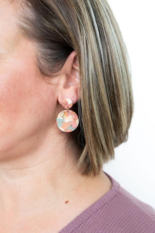 Addy Earrings - Camo Chic