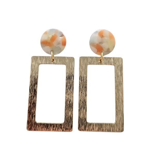 Rebecca Earrings - Orange Dream