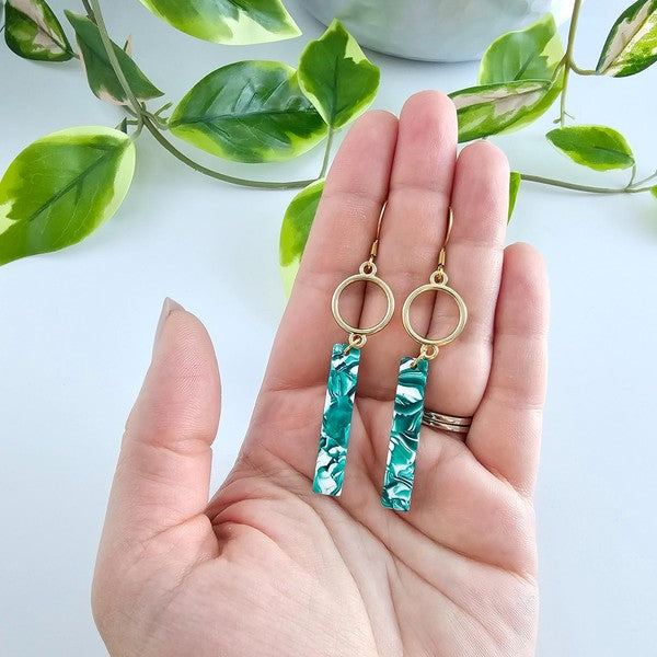 Isabella Earrings - Sea Green