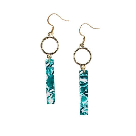 Isabella Earrings - Sea Green