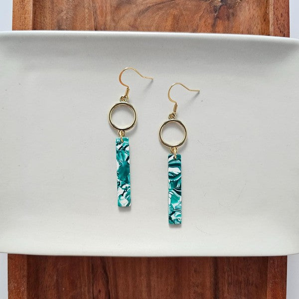 Isabella Earrings - Sea Green