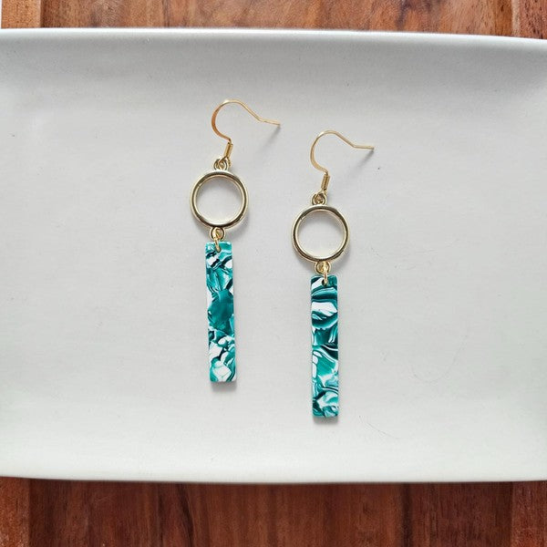 Isabella Earrings - Sea Green