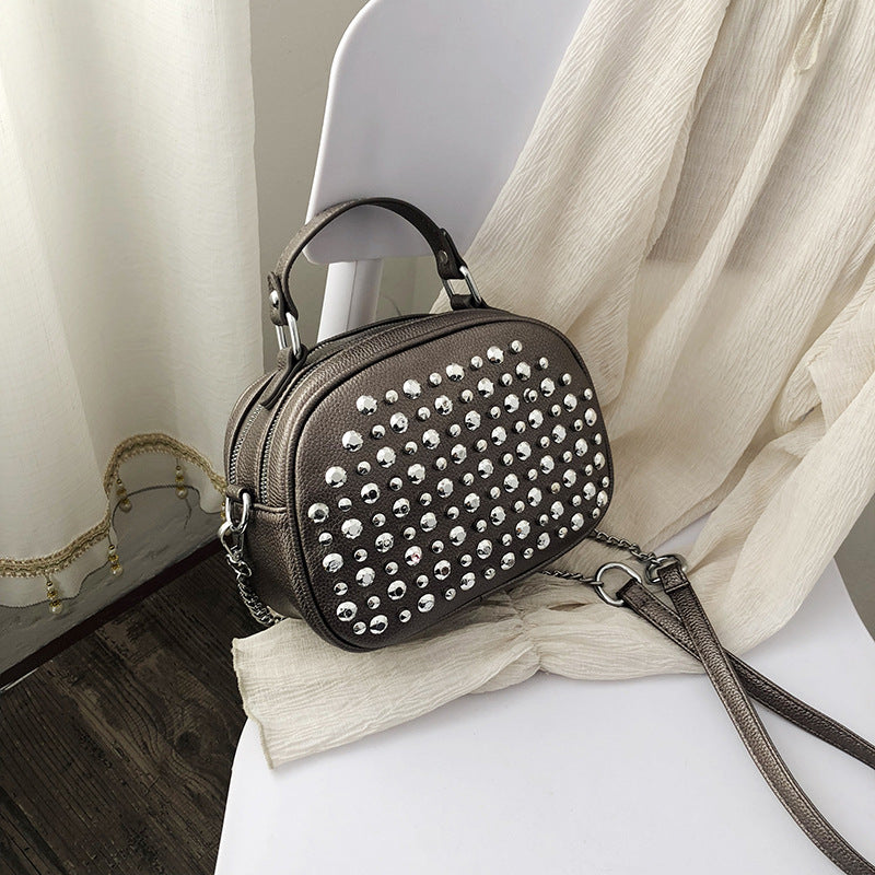 Diamond-Studded Women's  Trend Chain Shoulder Bag