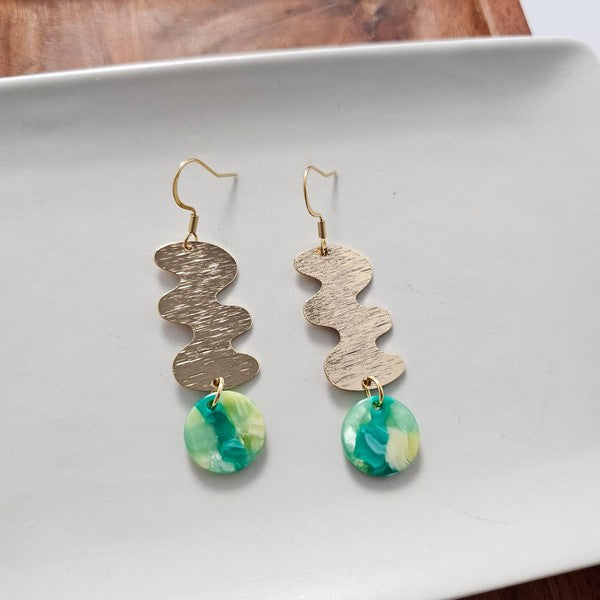 Hazel Earrings - Green