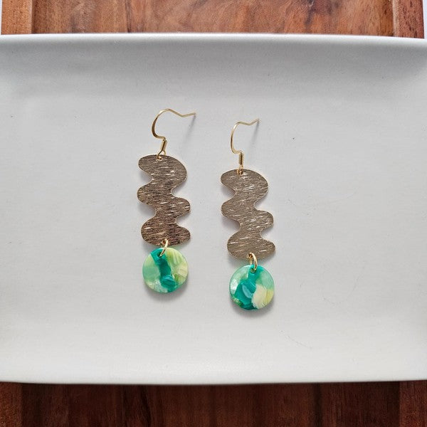 Hazel Earrings - Green