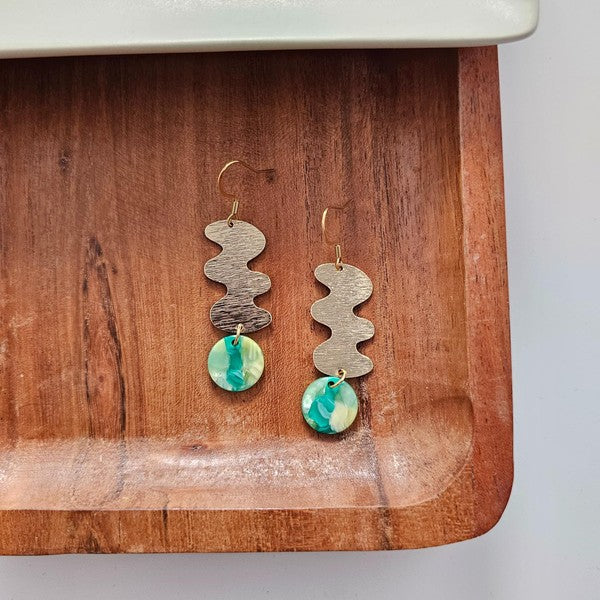 Hazel Earrings - Green