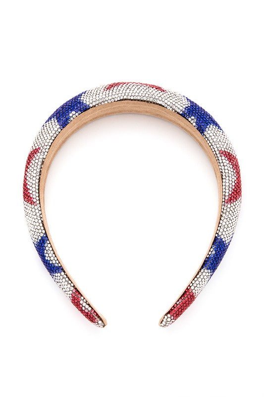 USA Rhinestone Statement Headband