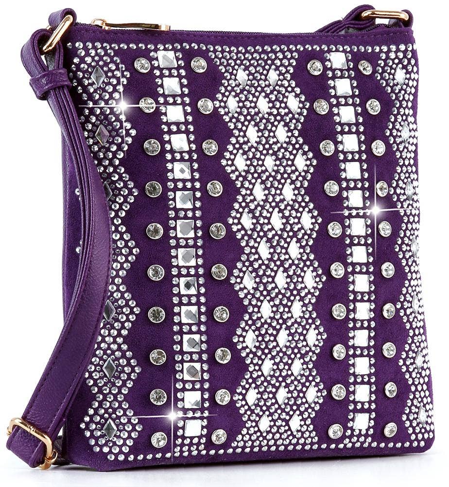 Dazzling Bling Pattern Crossbody Sling