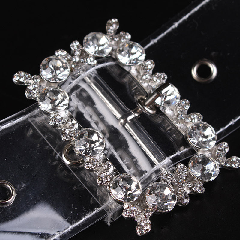 Decorative ladies belt rhinestone