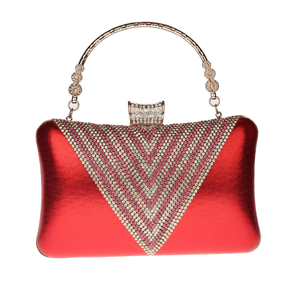 Rhinestone luxurious atmosphere banquet bag