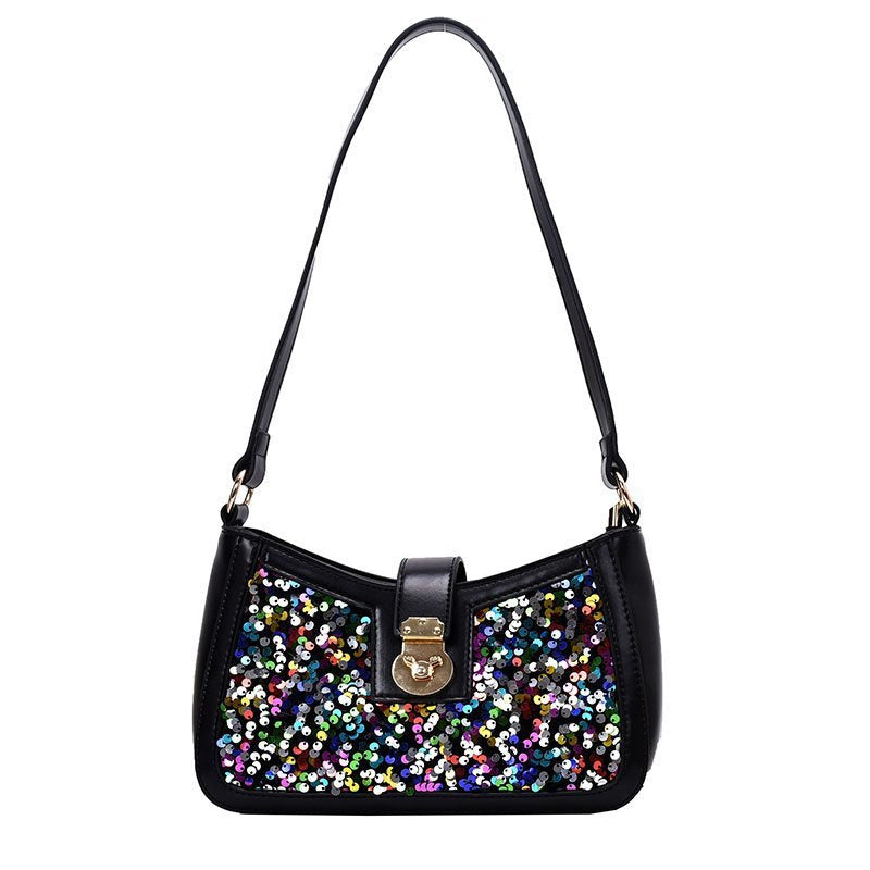 Sequin Buckle Armpit Bag Women's Popular One Shoulder Bag