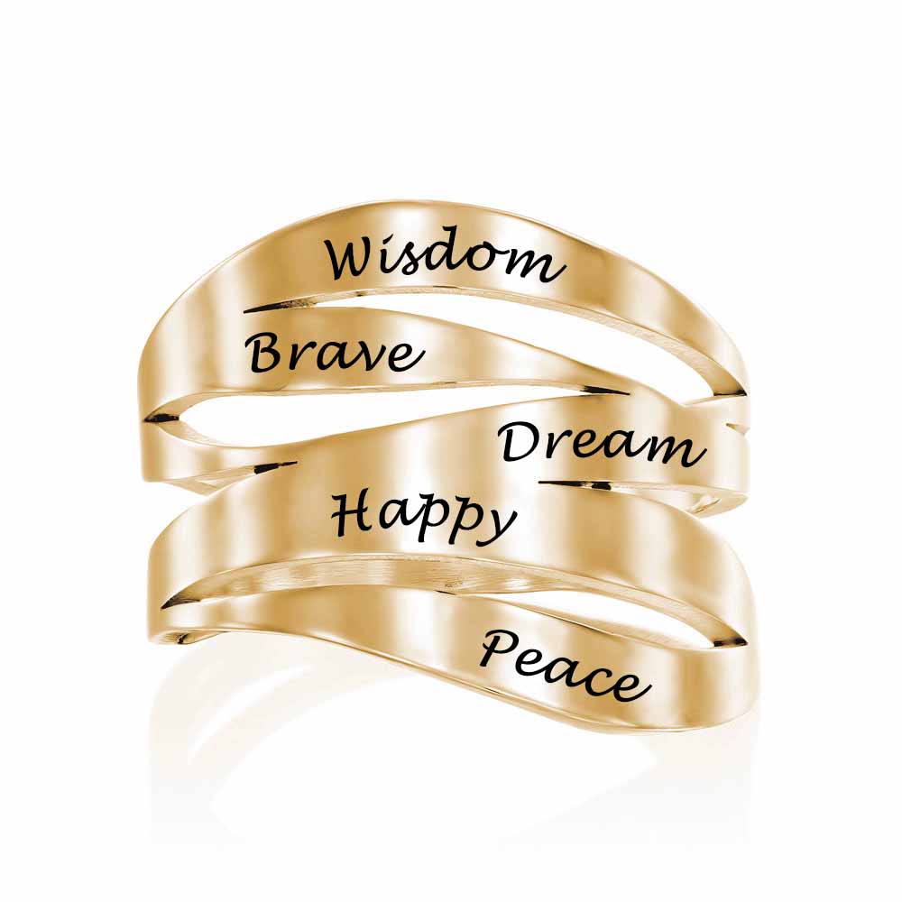 Elegant and radiant multi-ring surround ring