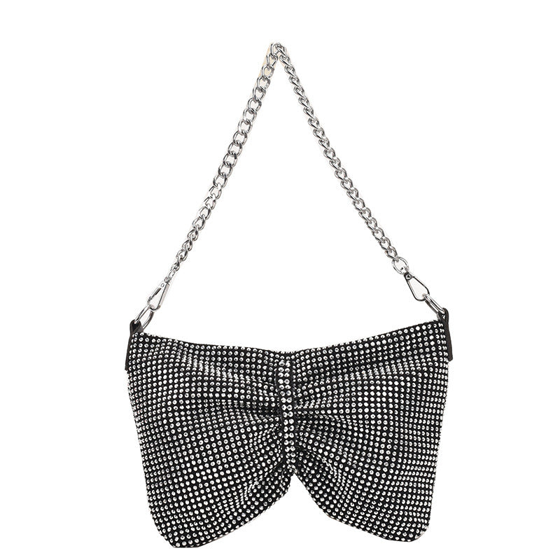 New Fashion Bow Rhinestone Handbag