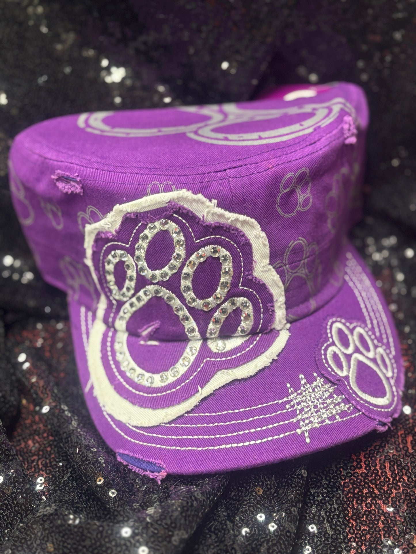 Blinged out Dog Lover hats🐾