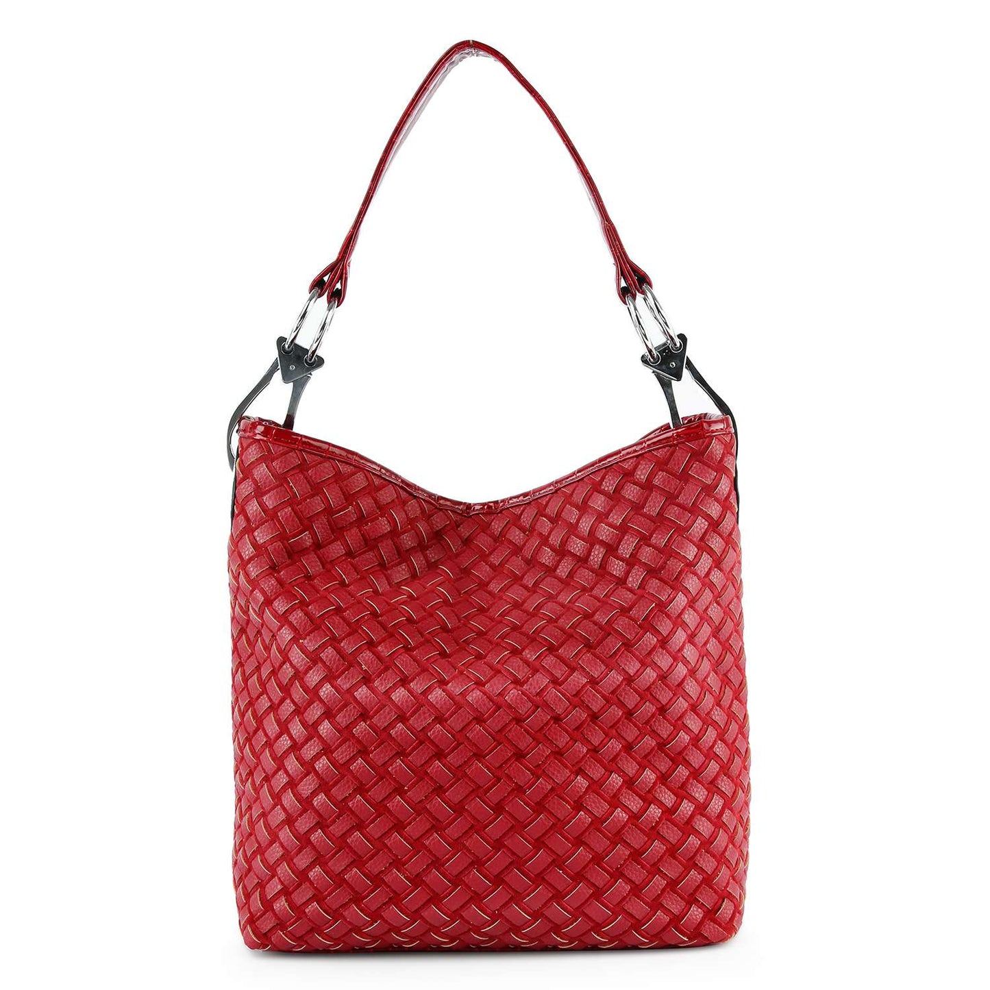 Rhinestone Covered Tall Hobo Handbag