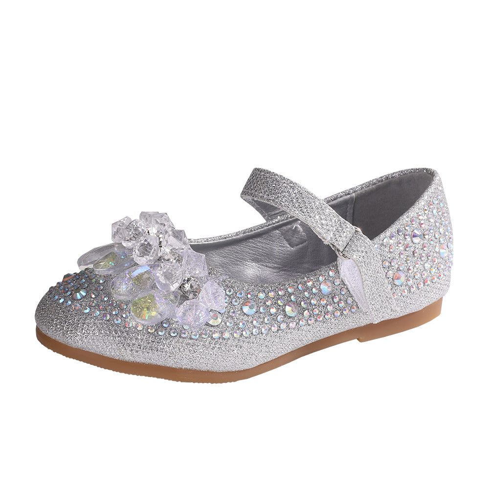 Rhinestone Girls' New Princess Shoes