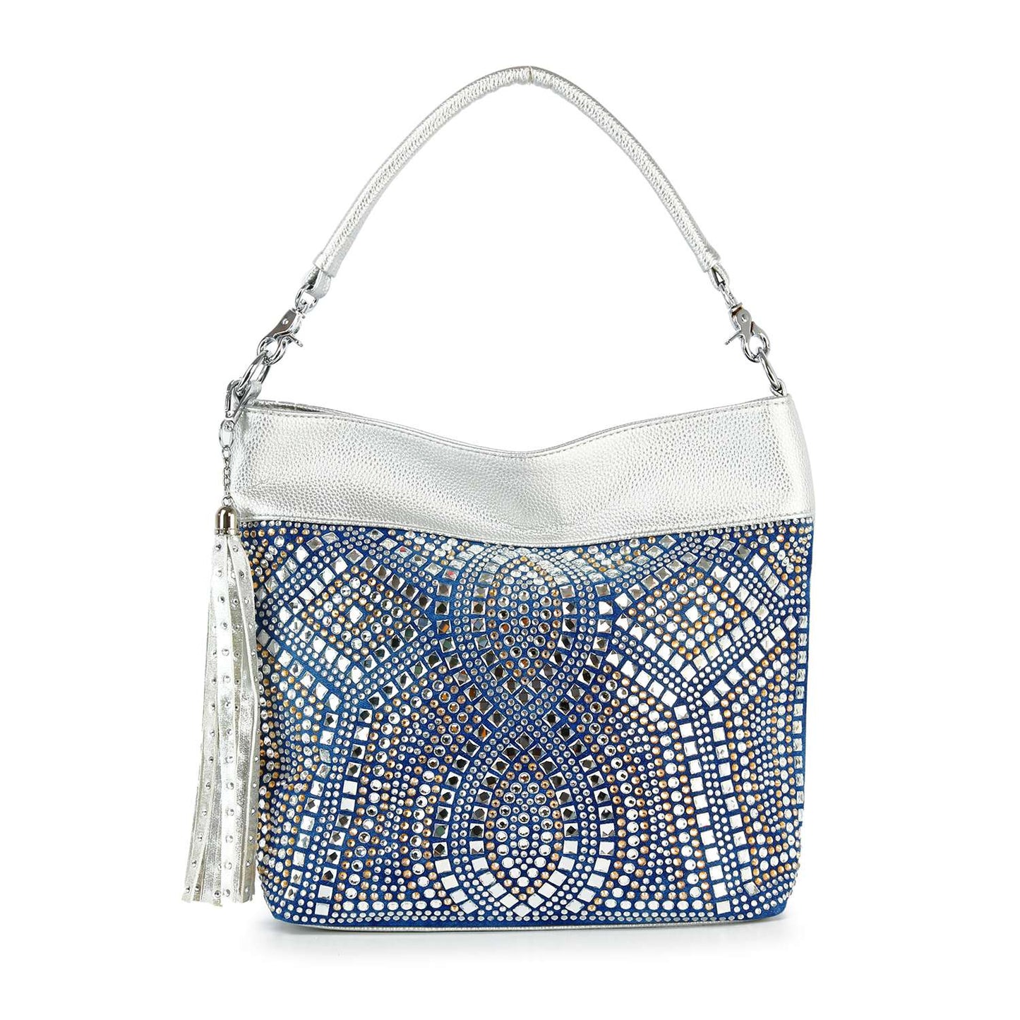 Rhinestone Bling Design Hobo Handbag