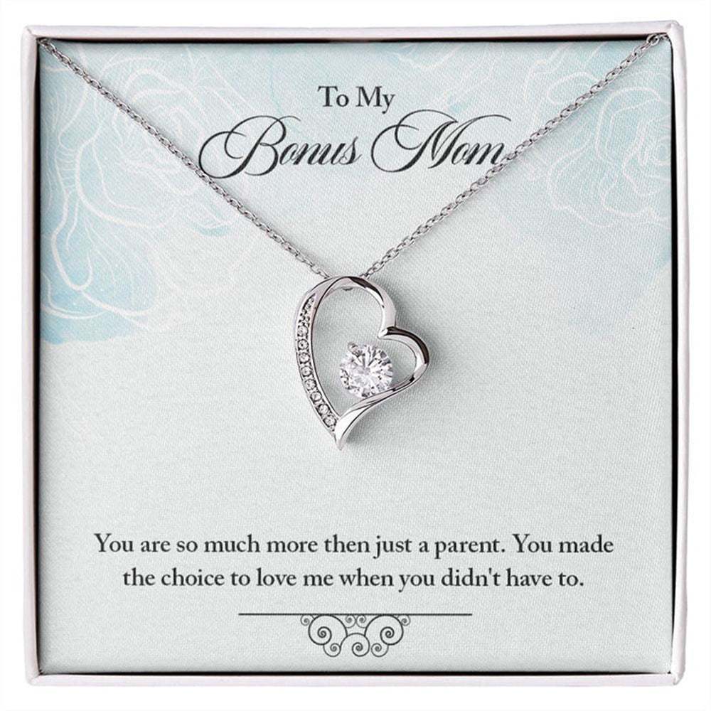 Exquisite light luxury hollow heart inlaid zircon gift box pendant necklace for mother