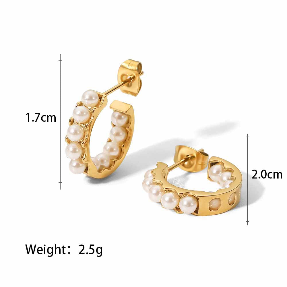 18k gold earrings