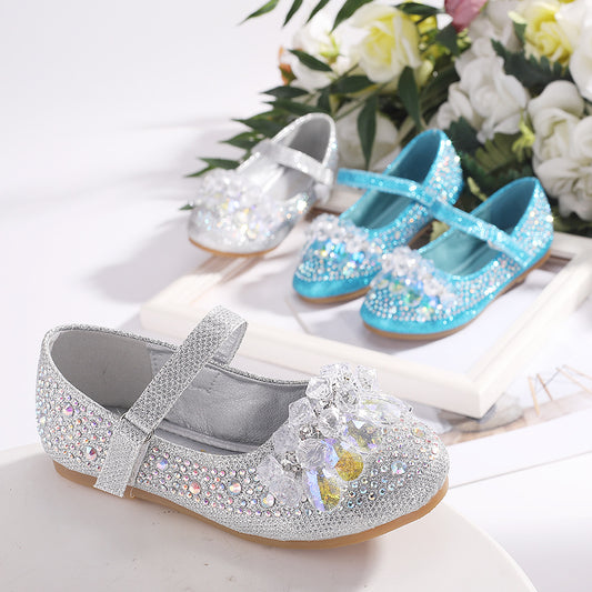 Rhinestone Girls' New Princess Shoes